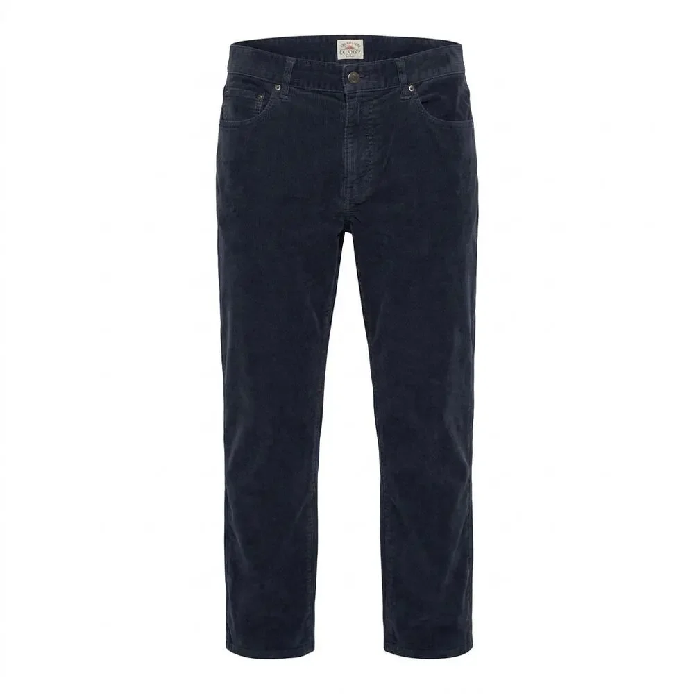 Faherty Brand Blue Corduroy 5-Pocket Pants Straight Men See Measurements
